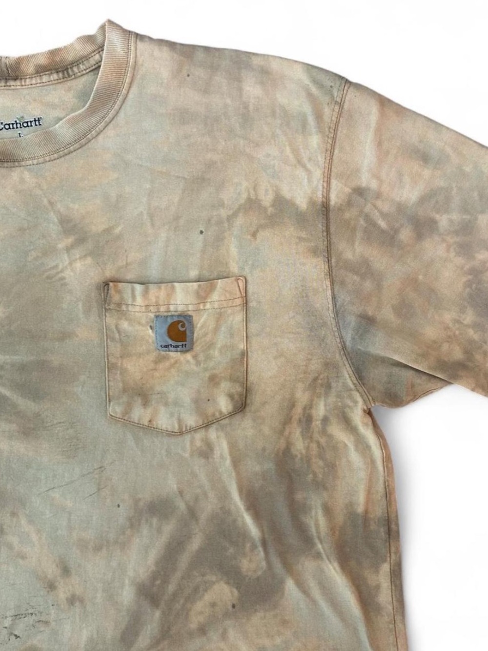 Carhartt Bleach Dye Distressed T-shirt
